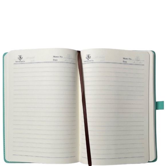 Tiffany & Co. Blue and White Lined Notebook brand new in original packaging - Picture 7 of 12